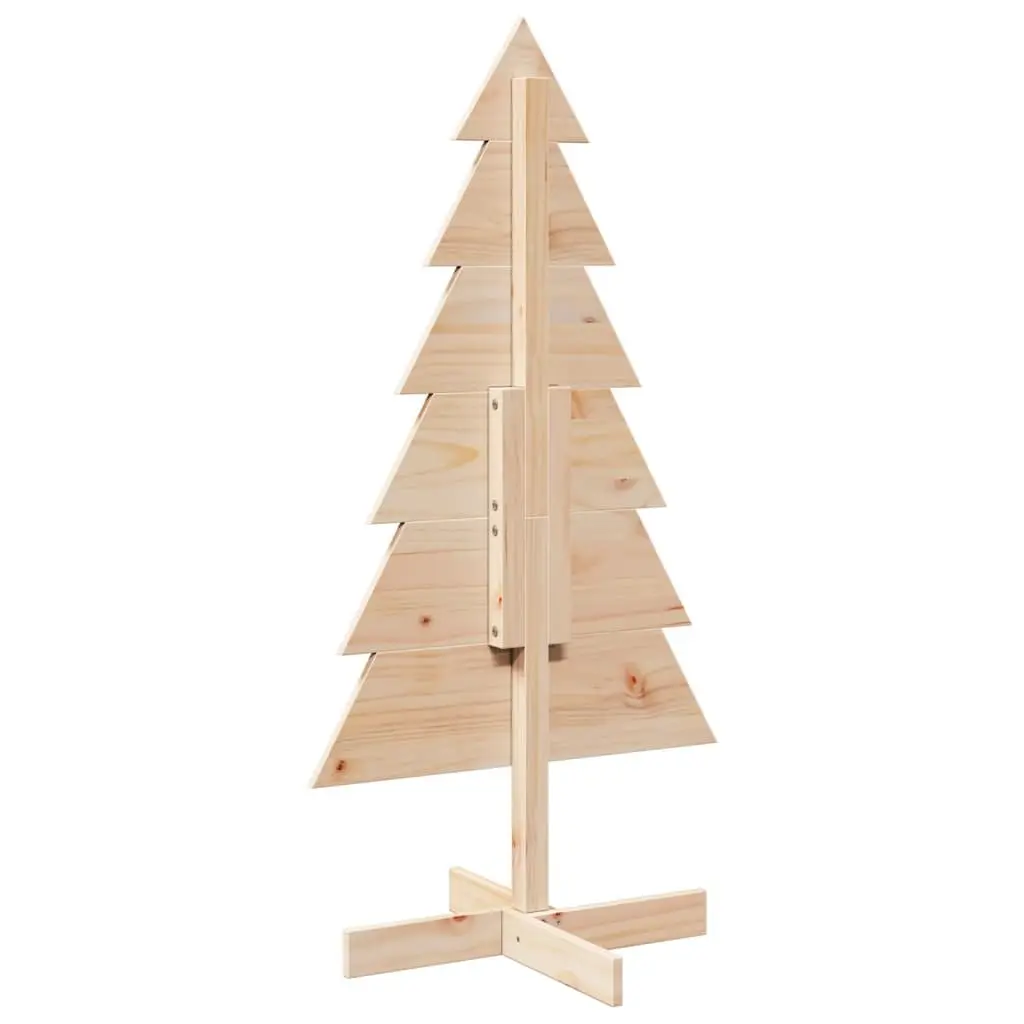 Solid Pine Wooden Christmas Tree Decoration 120cm