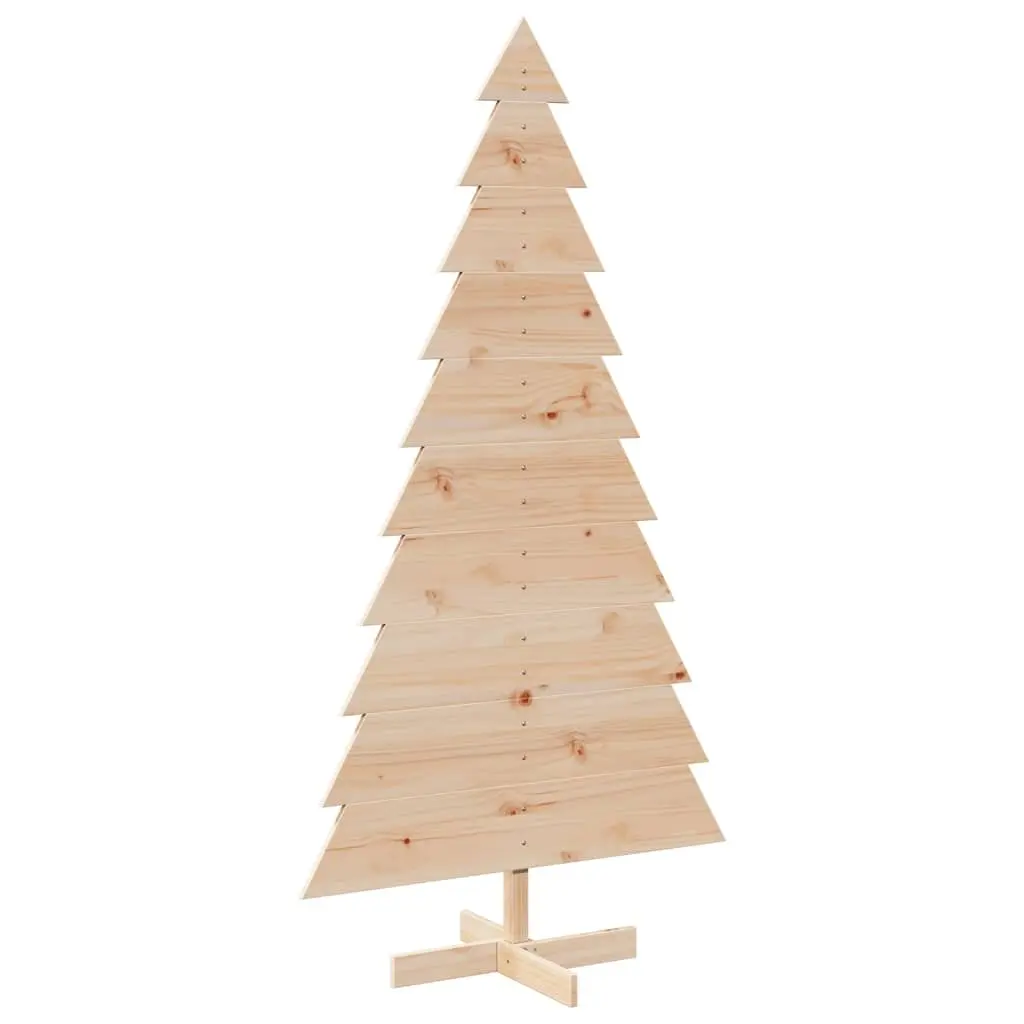 180cm Wooden Christmas Tree with Natural Pine Finish