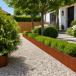 Durable Lawn Garden Edging Borders 20 pcs 25x103 cm Steel