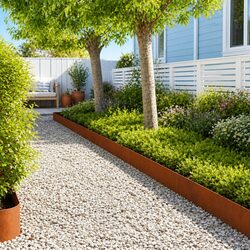 Durable 30 pcs Weathering Steel Garden Lawn Edging