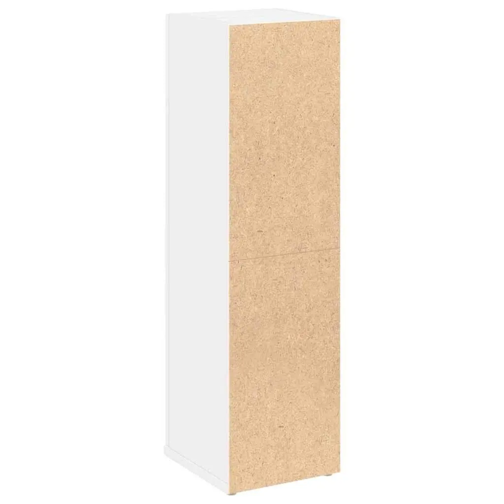 White Bathroom Cabinet with Roll Holder