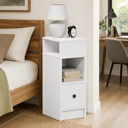 Quality Bedside Cabinet Set with Open Storage