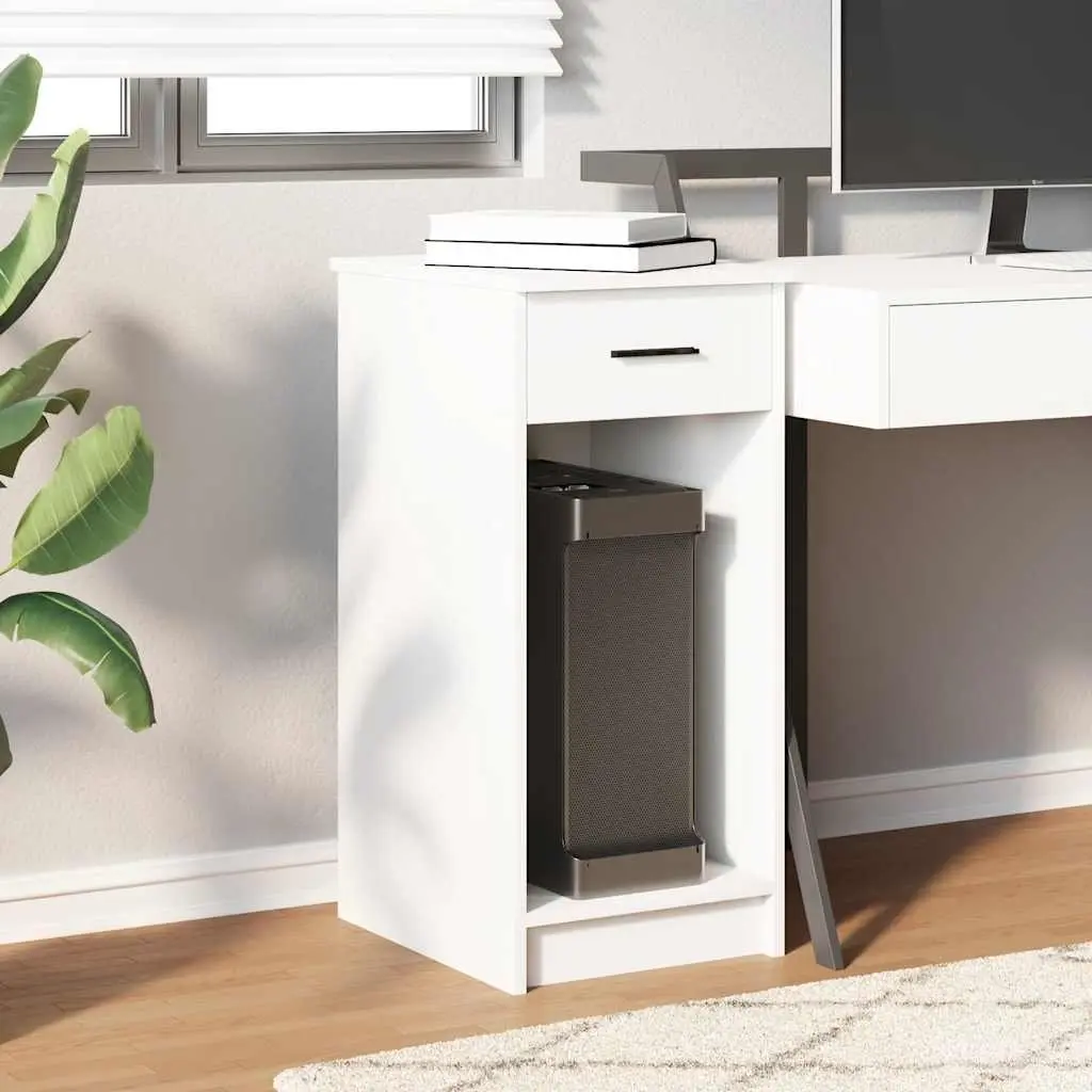 Computer Tower Stand with Drawer for Storage