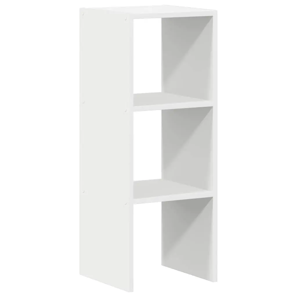 White Stackable Bookcase for Storage Solutions