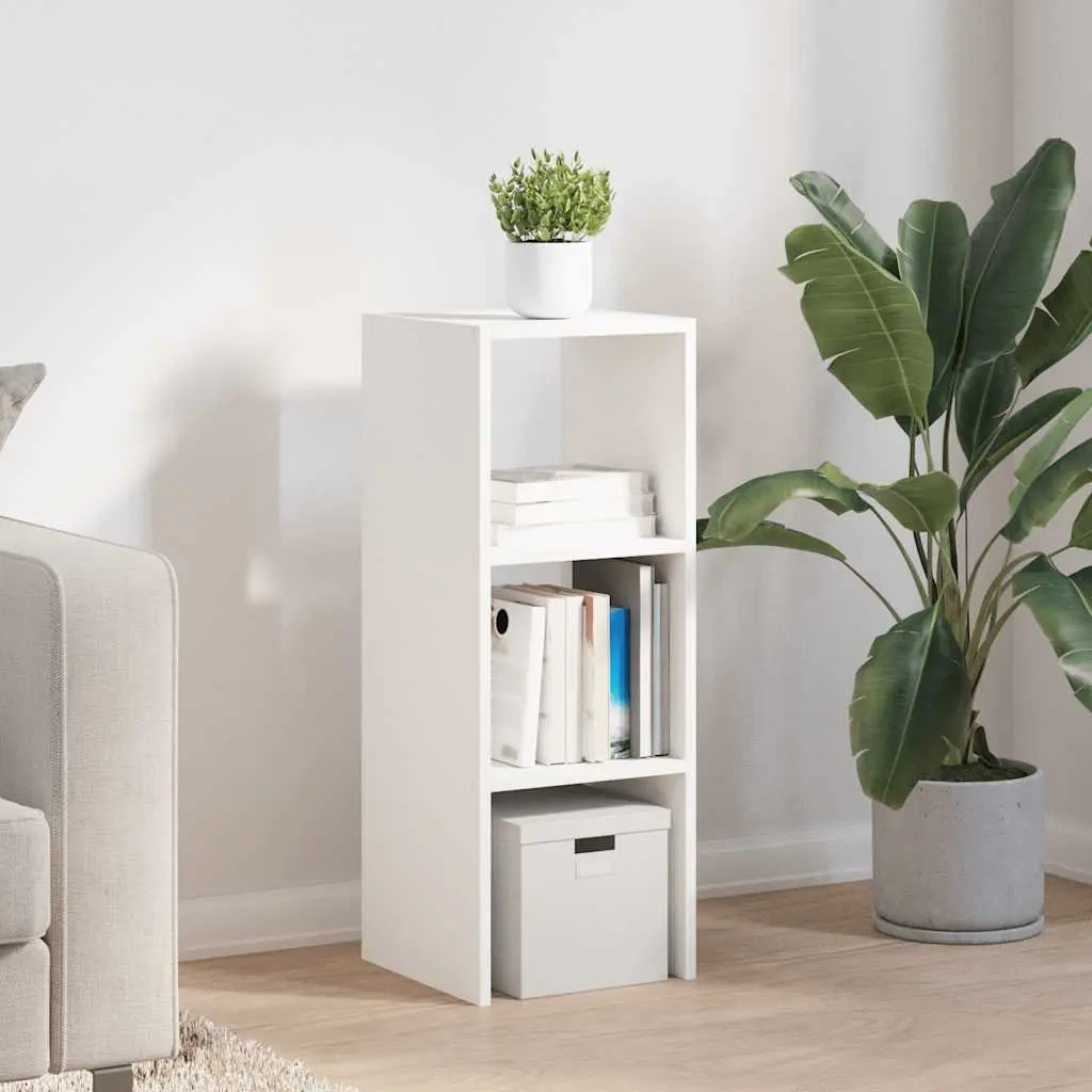 White Stackable Bookcase for Storage Solutions