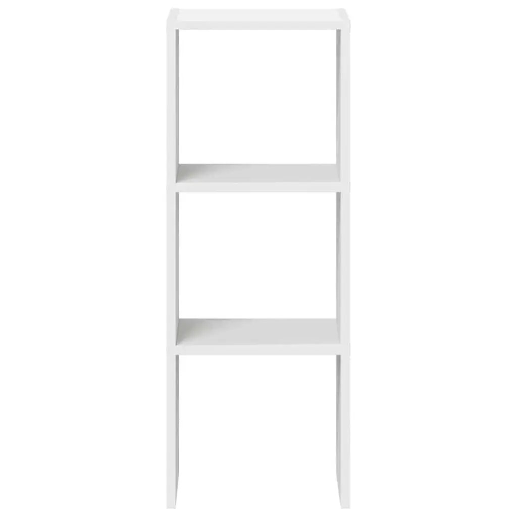 White Stackable Bookcase for Storage Solutions