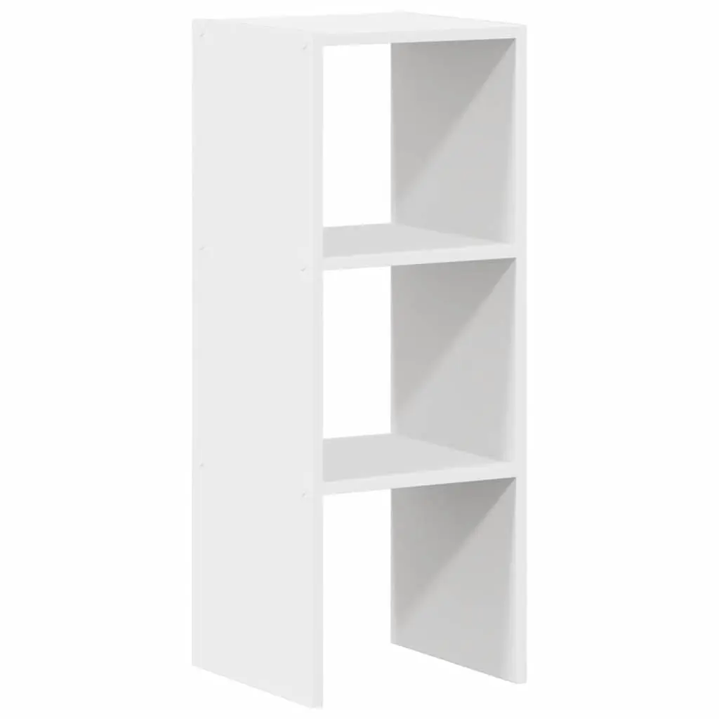 White Stackable Bookcase for Storage Solutions