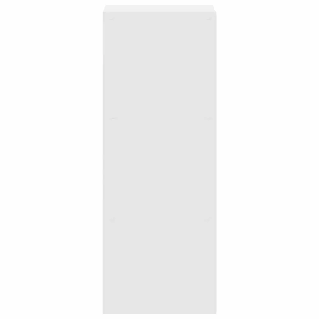 White Stackable Bookcase for Storage Solutions