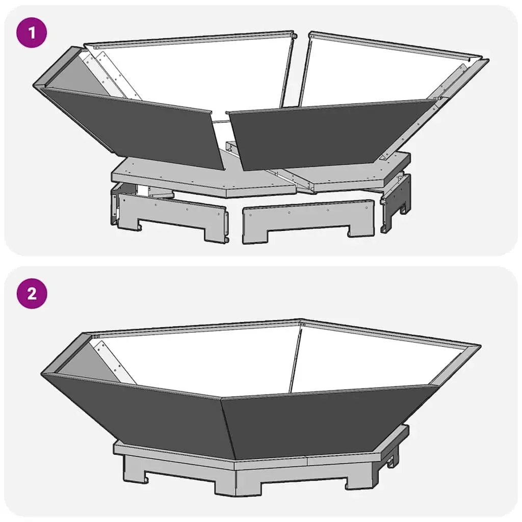 Outdoor Wood Burning Fire Pit for Gatherings