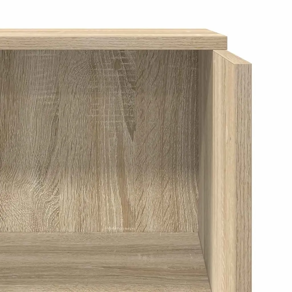 Brown Engineered Wood Reception Desk 55x50x103.5cm