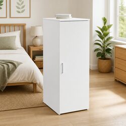 White Storage Cabinet 40x45x103.5 cm Engineered Wood