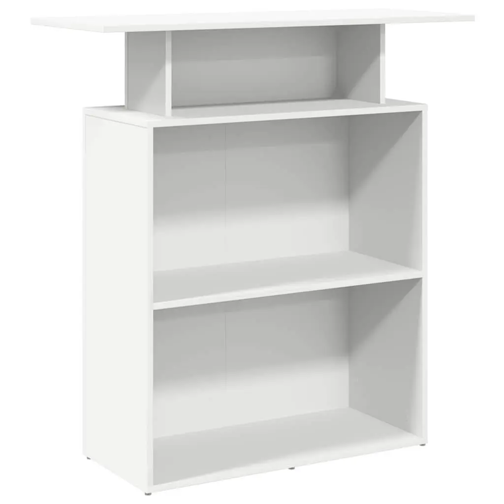Reception Desk Engineered Wood 100x40x104 cm White