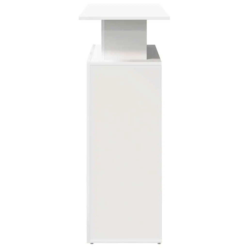 Reception Desk Engineered Wood 100x40x104 cm White