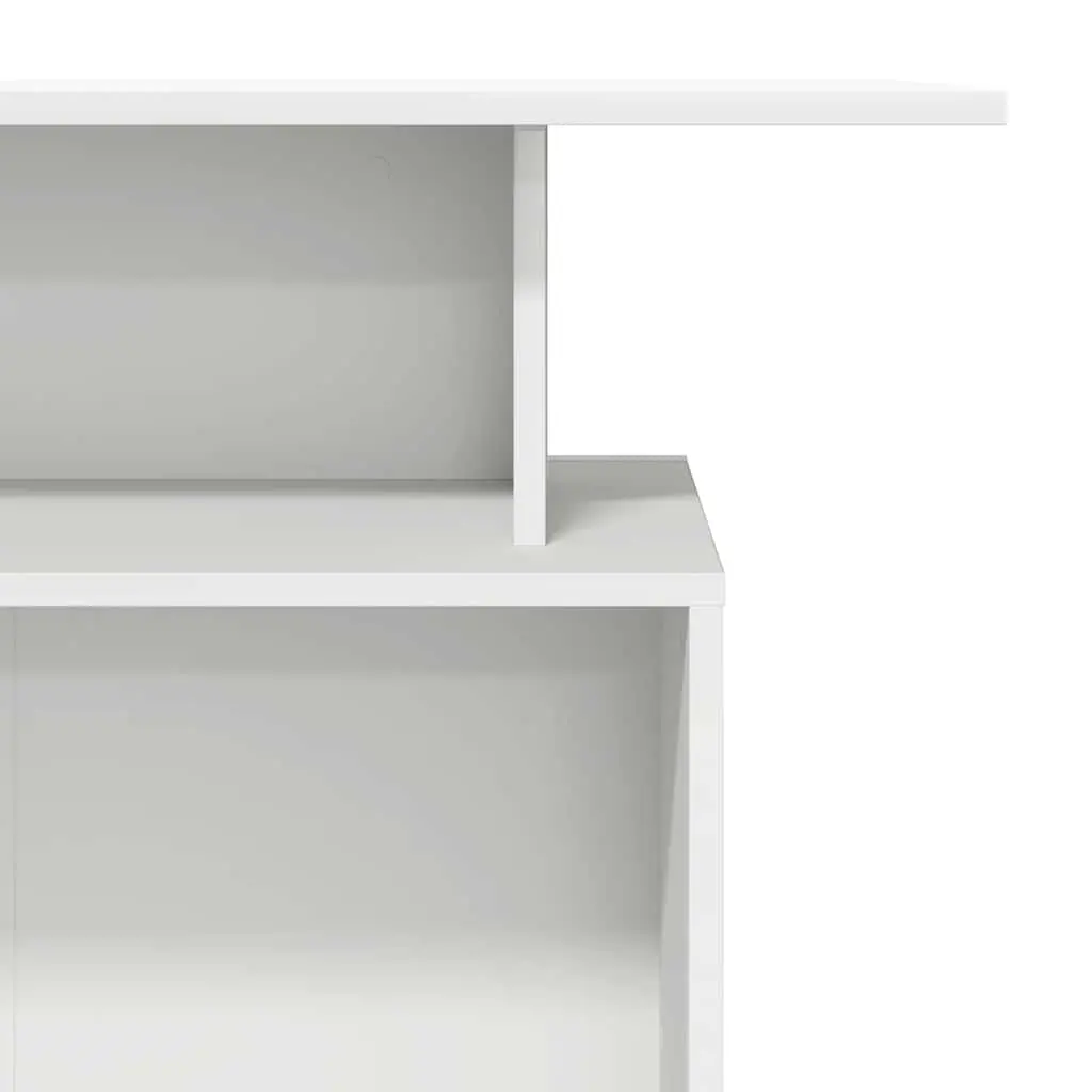 Reception Desk Engineered Wood 100x40x104 cm White