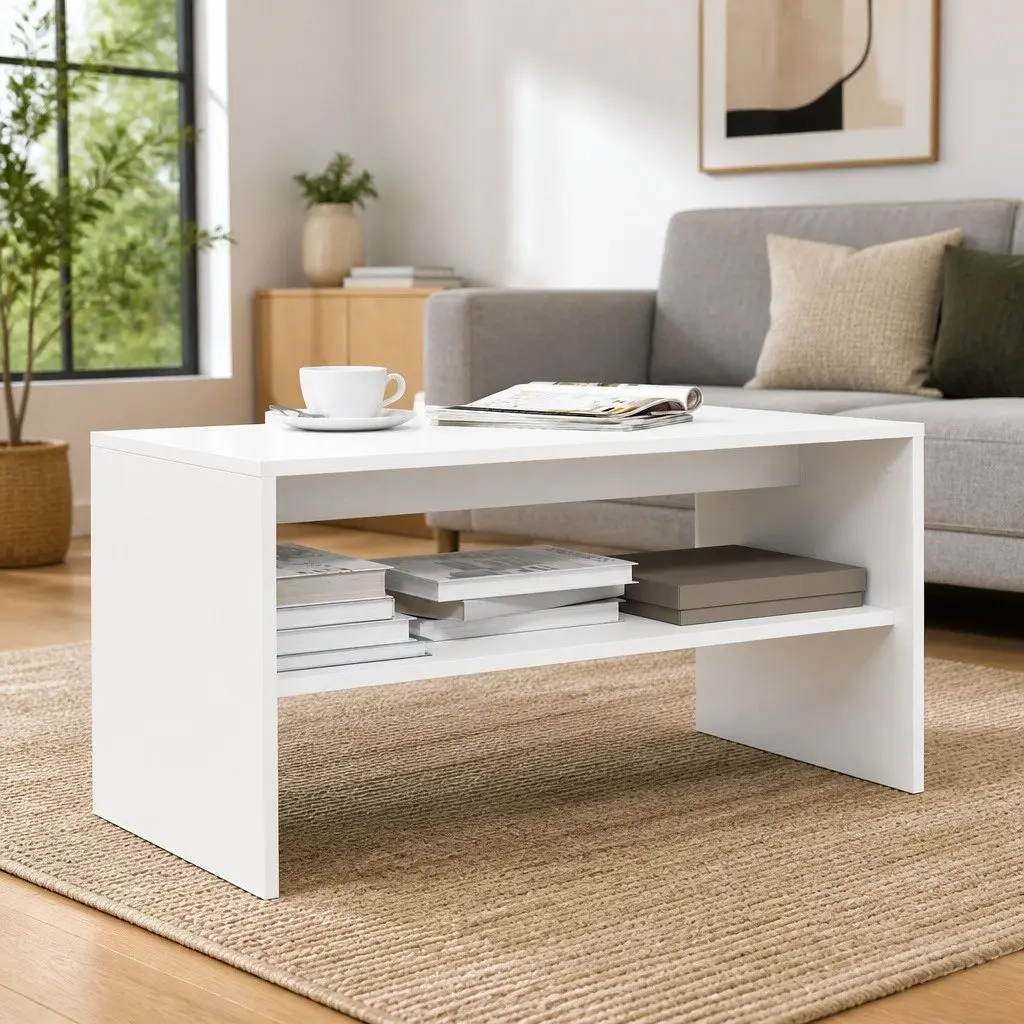White TV Cabinet 60x40x40 cm Engineered Wood