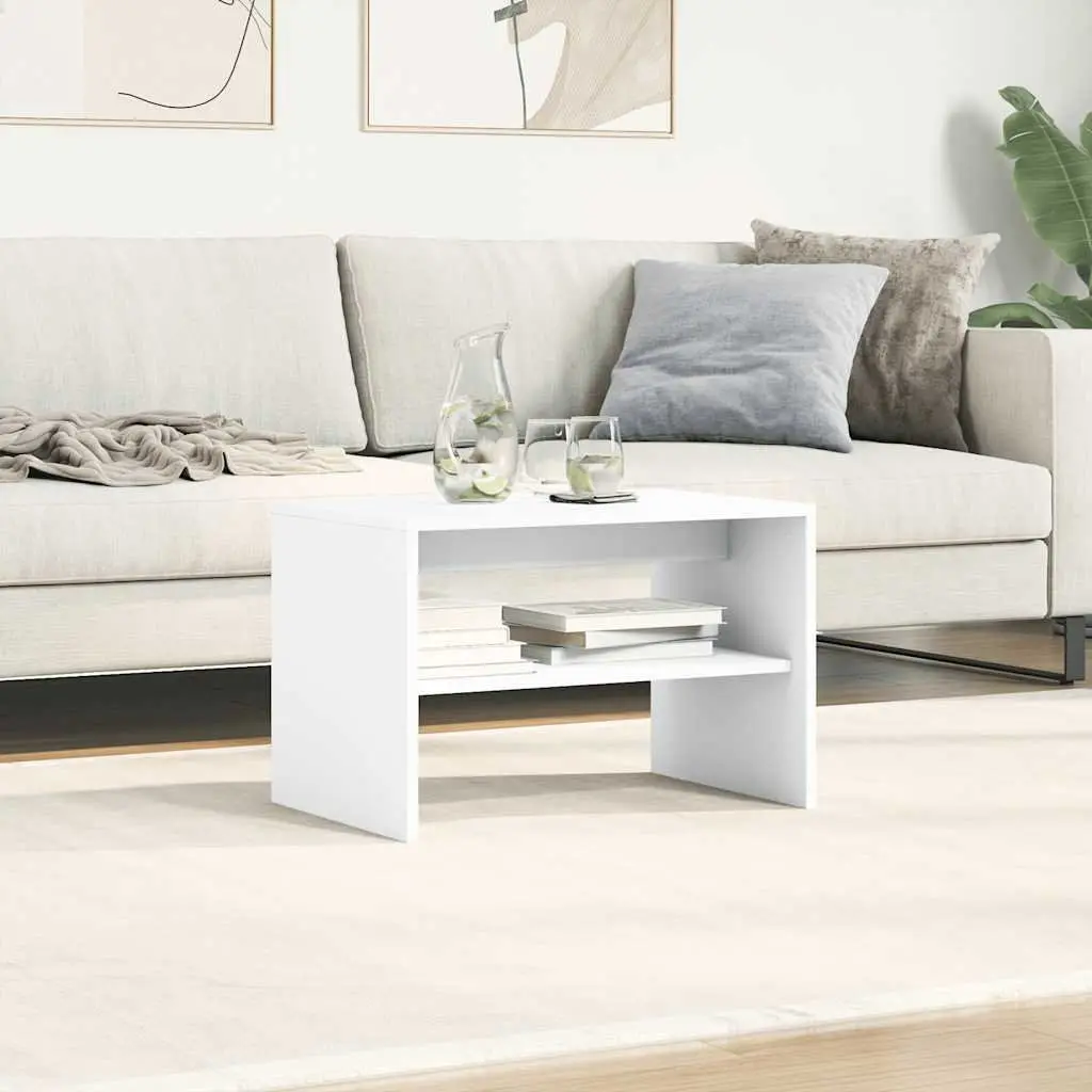 White TV Cabinet 60x40x40 cm Engineered Wood