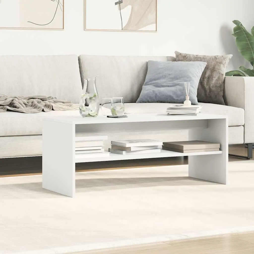 White TV Cabinet 100x40x40 cm for Storage