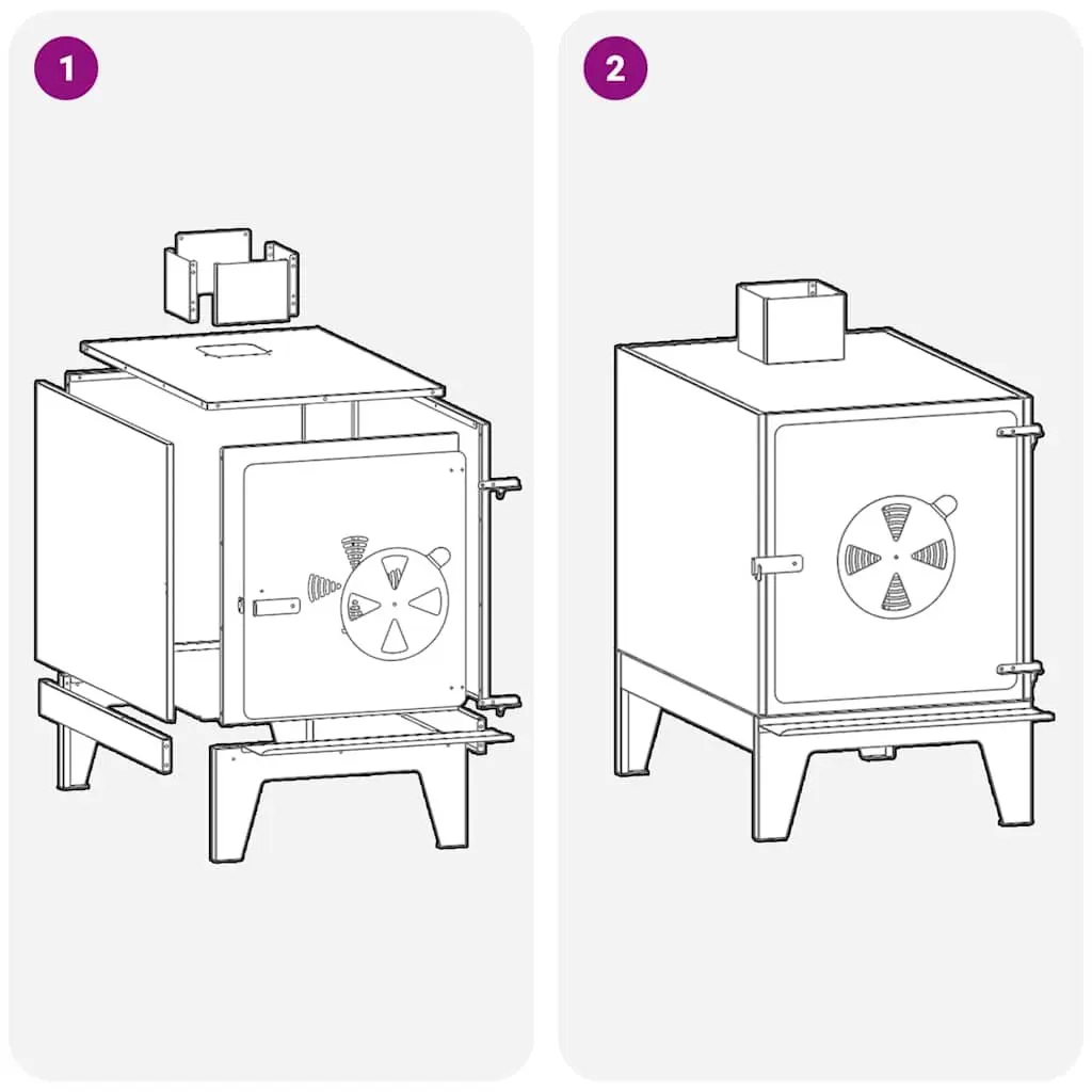 Camping Stove with Chimney Vent for Outdoor Use
