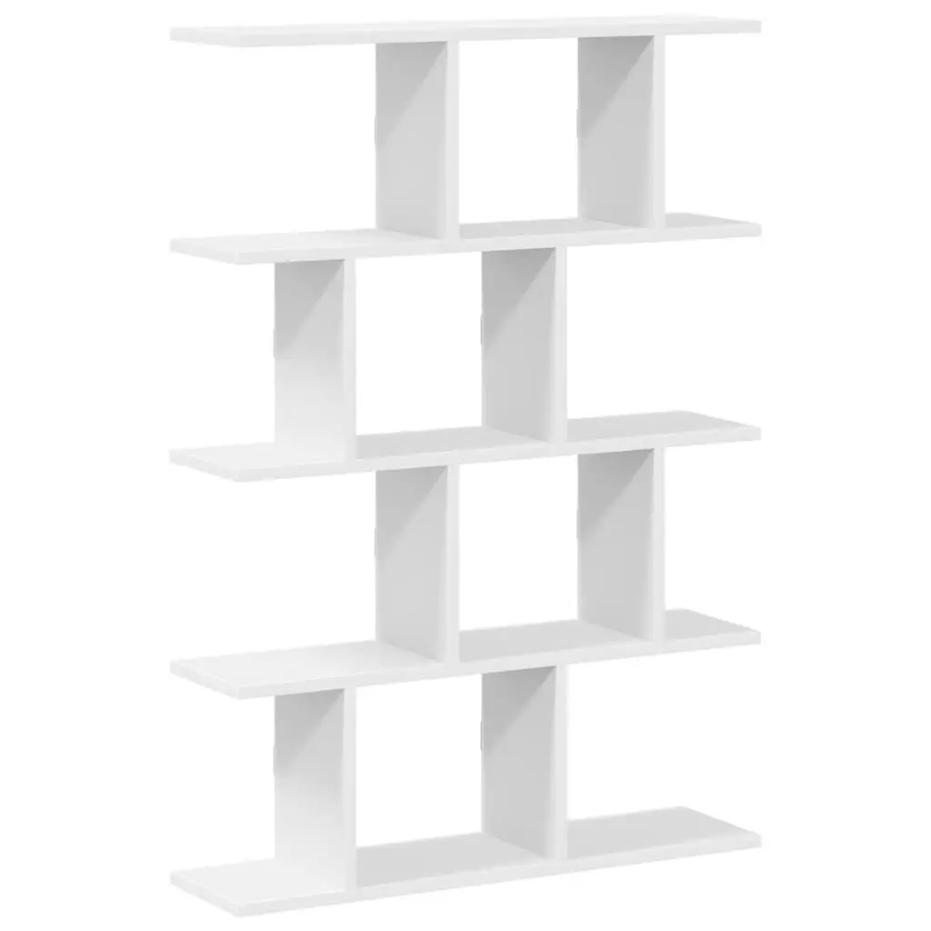 White Floating Cube Shelf with 15 Compartments