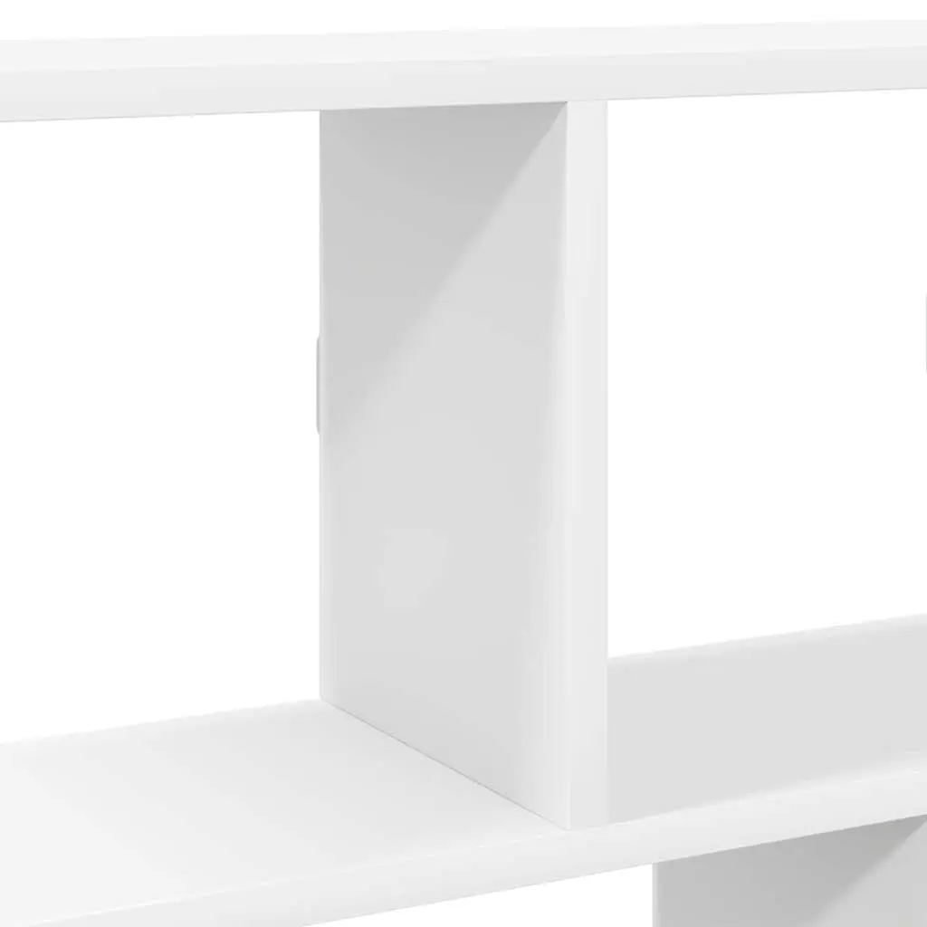 White Floating Cube Shelf with 15 Compartments