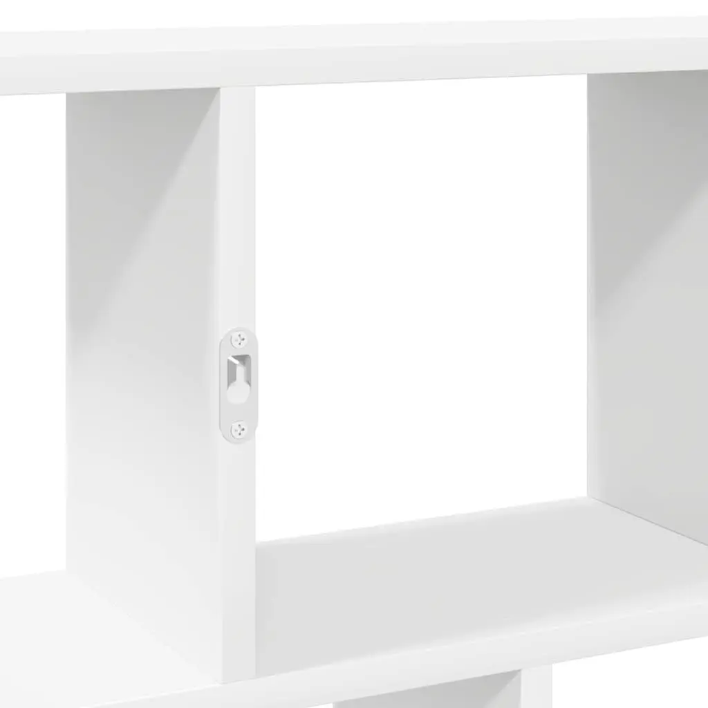 White Floating Cube Shelf with 15 Compartments