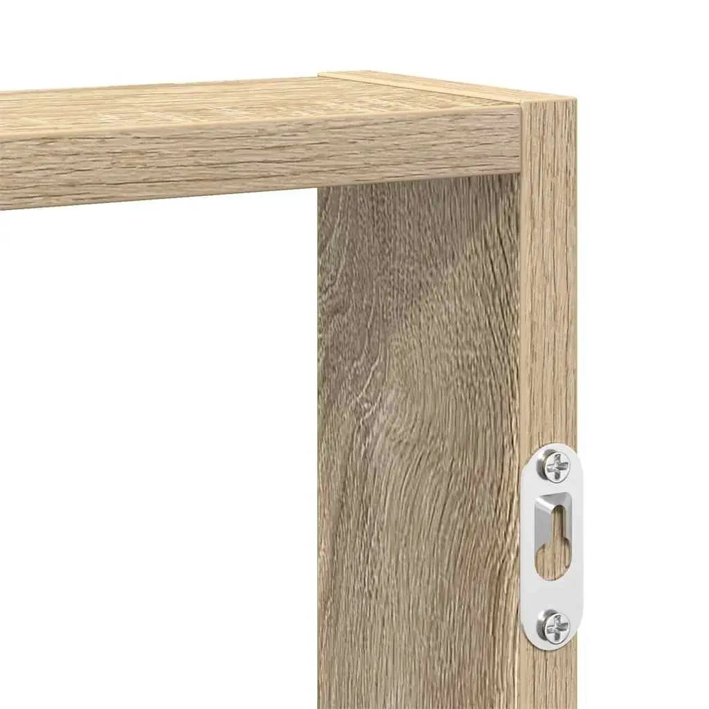 Sonoma Oak Brown Engineered Wood Floating Wall Shelf