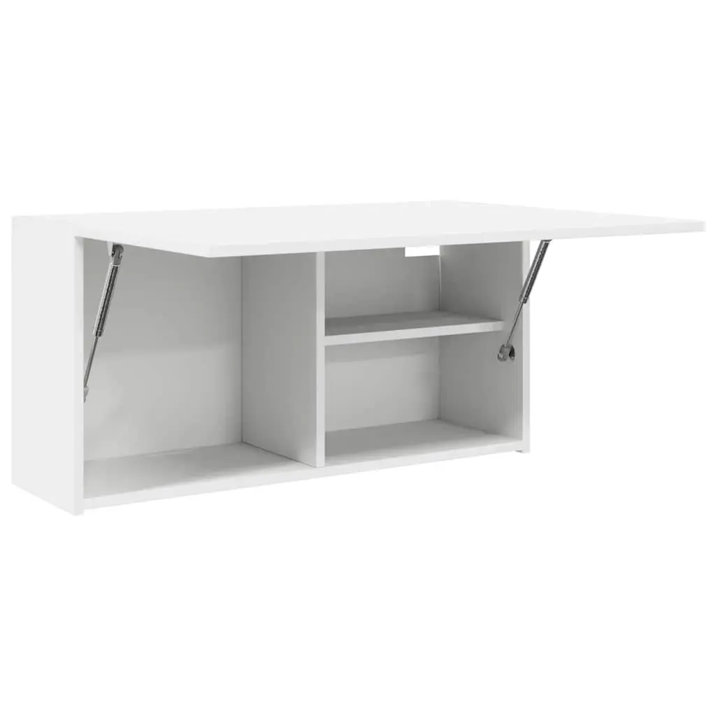 Bathroom Cabinet Engineered Wood 80x25x40 cm White