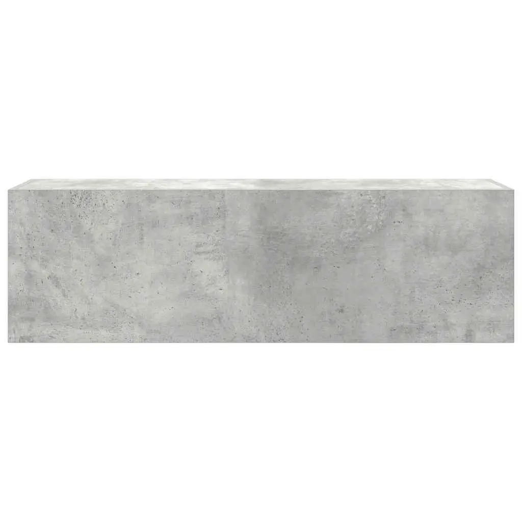 Bathroom Cabinet Engineered Wood 100x25x30 cm Grey
