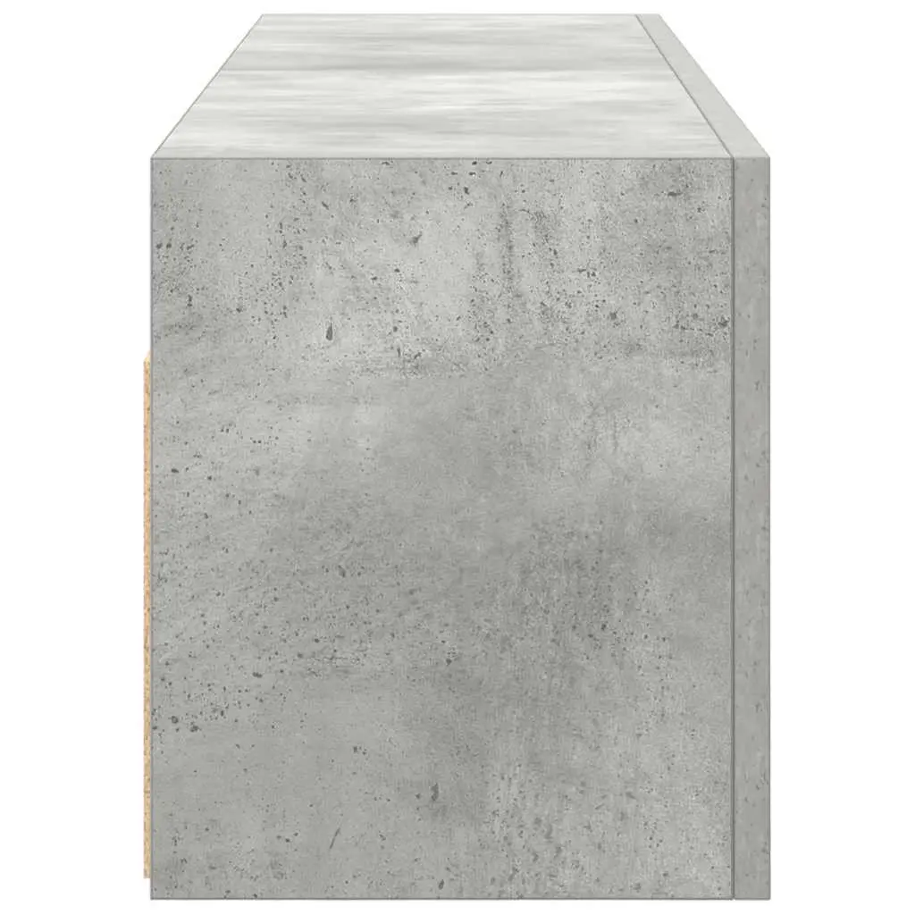 Bathroom Cabinet Engineered Wood 100x25x30 cm Grey