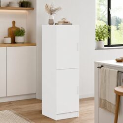 Premium White Engineered Wood Kitchen Cabinet with Doors