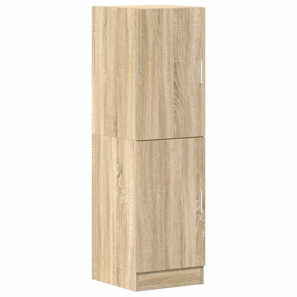 Sonoma Oak Kitchen Cabinet with Reversible Doors