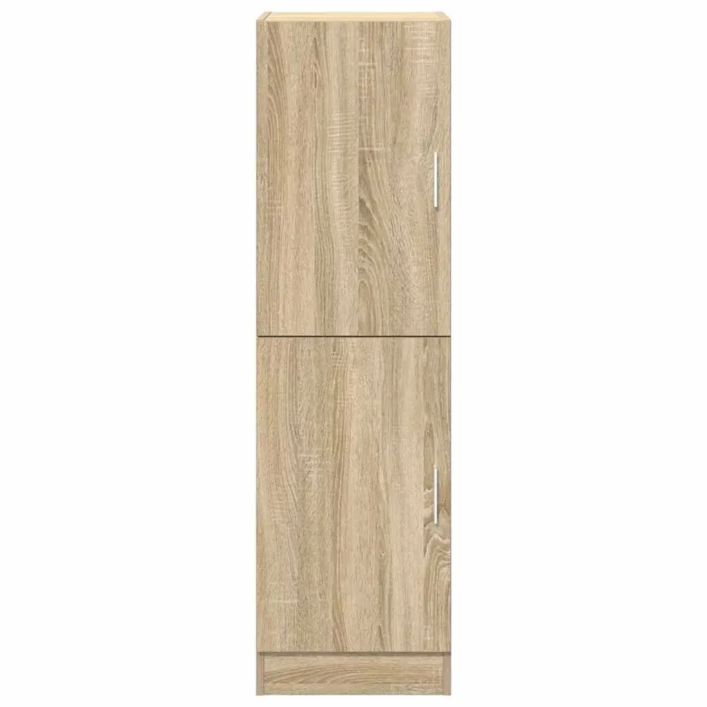 Sonoma Oak Kitchen Cabinet with Reversible Doors