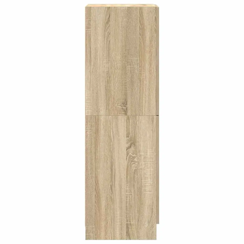 Sonoma Oak Kitchen Cabinet with Reversible Doors