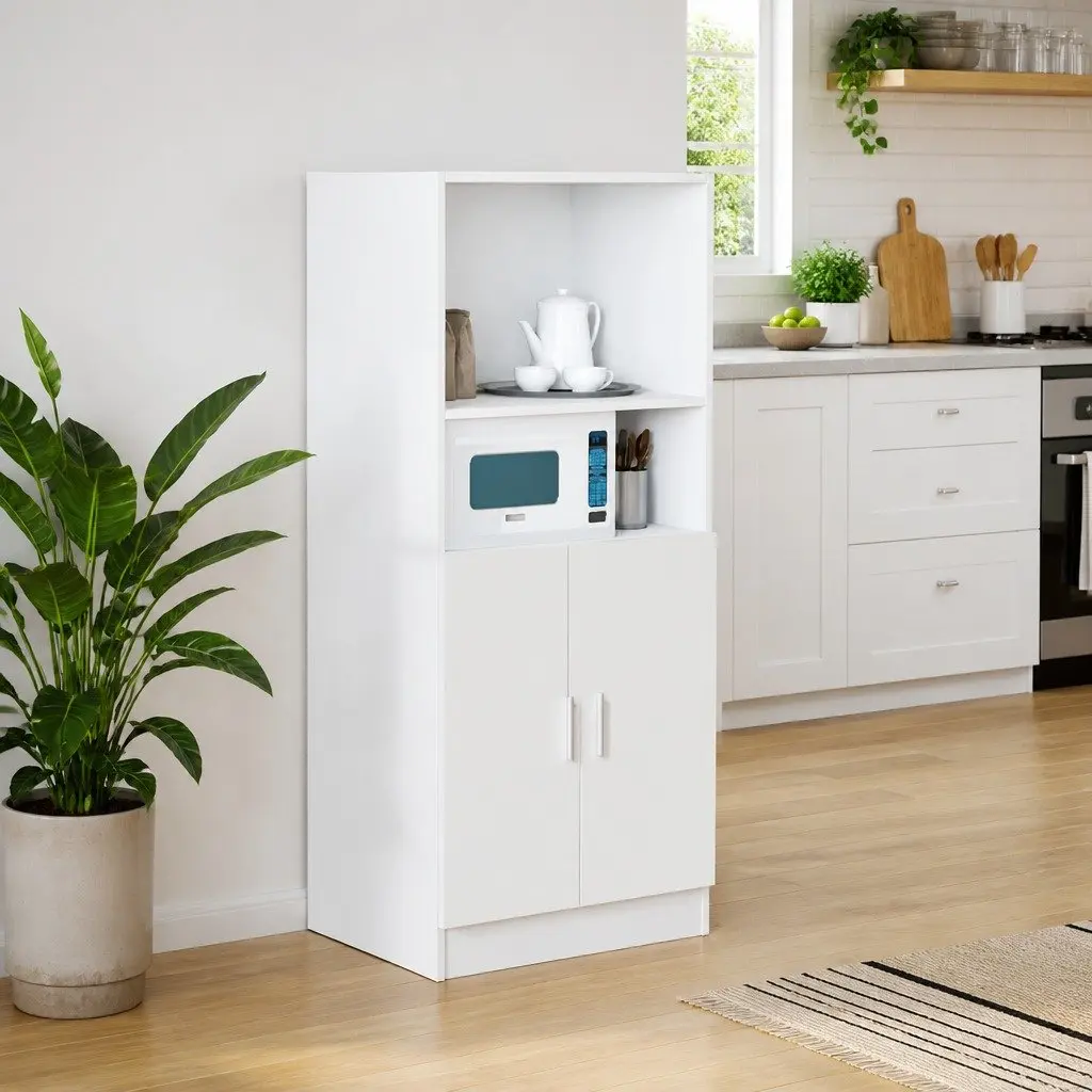 Engineered Wood Kitchen Cabinet with Doors