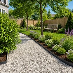 Durable Cold-Rolled Steel Lawn Edging - 10 Flexible Pieces