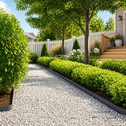 Durable Steel Lawn Edging - 50 Flexible Garden Borders