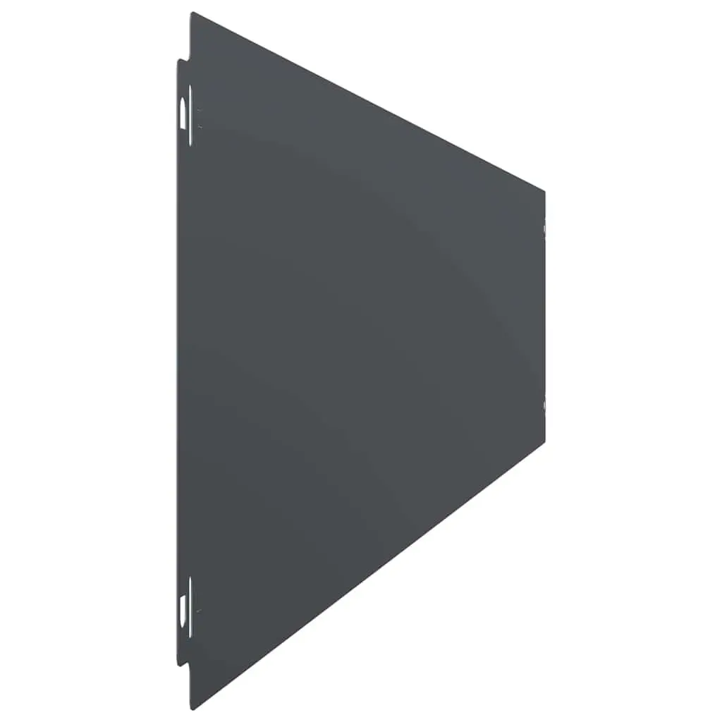 Garden Border Edging Cold-rolled Steel 20 x 103 cm Anthracite 10 Pieces