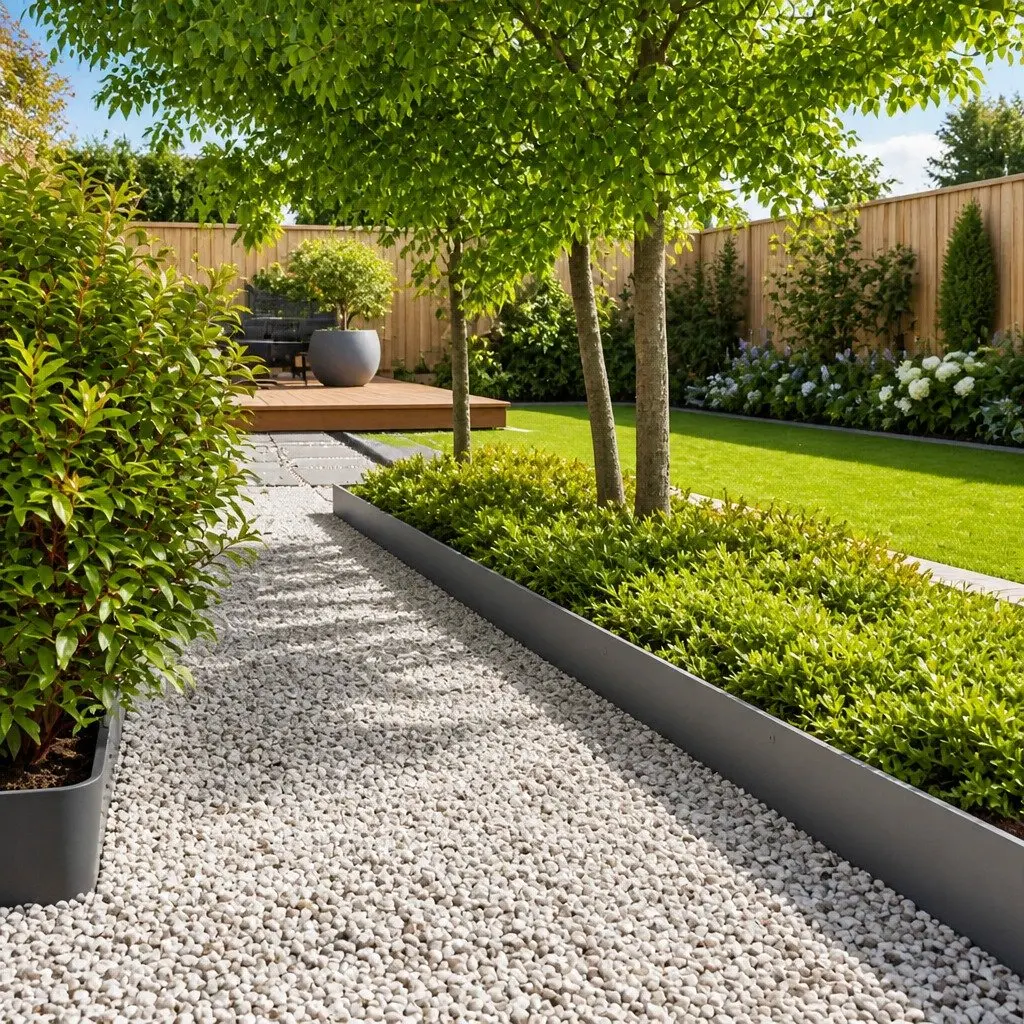 Garden Border Edging Cold-rolled Steel 20 cm H x 103 cm L Anthracite