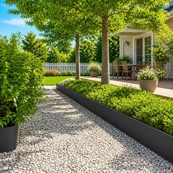 Steel Edging Borders for Lawn and Garden – 10 Pcs
