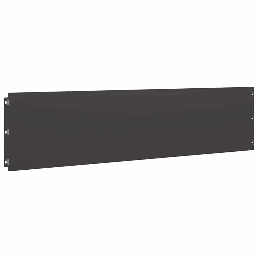Lawn Edging Cold-rolled Steel 25x103 cm Black 20 Piece
