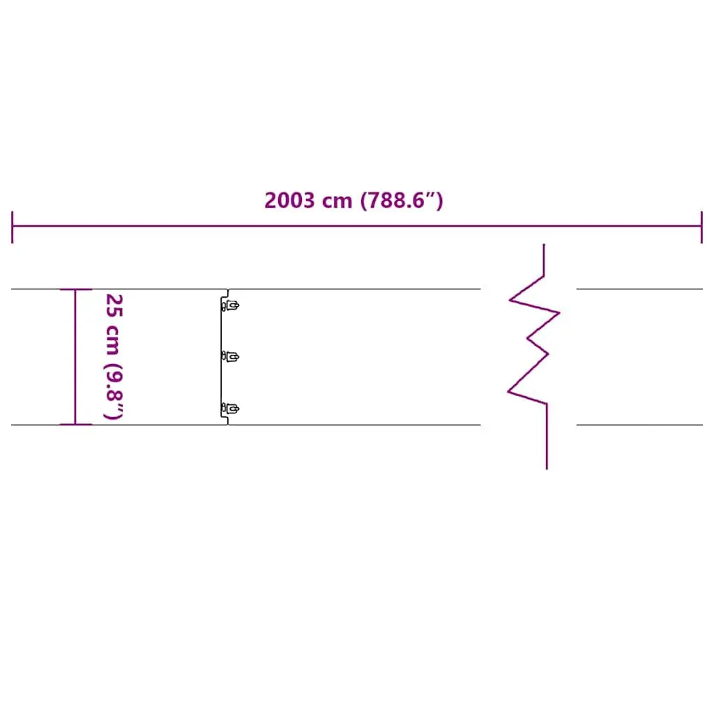 Lawn Edging Cold-rolled Steel 25x103 cm Black 20 Piece