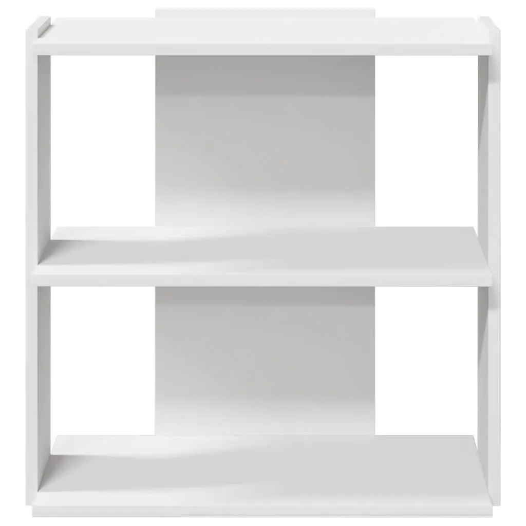 White 3-Tier Bookcase for Display & Storage
