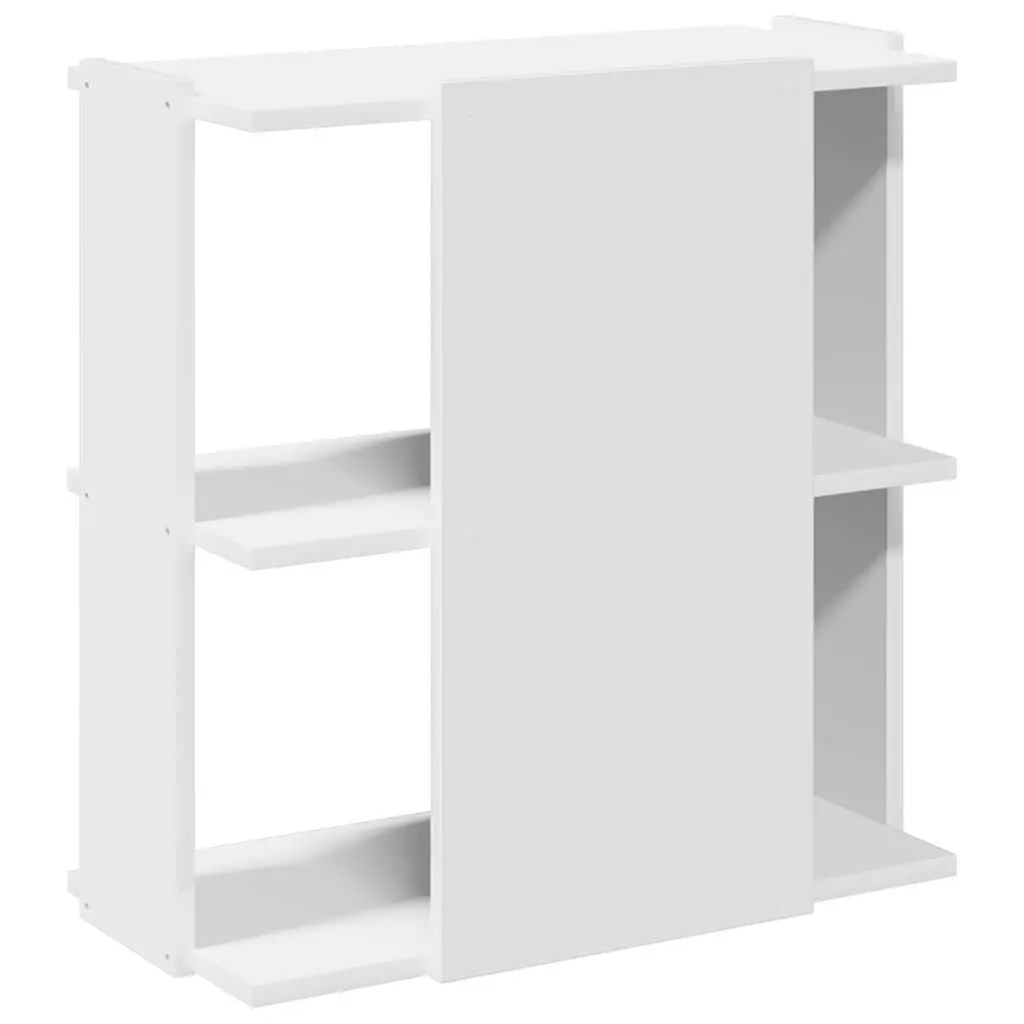 White 3-Tier Bookcase for Display & Storage