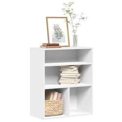 Stylish White Book Cabinet for Organised Storage