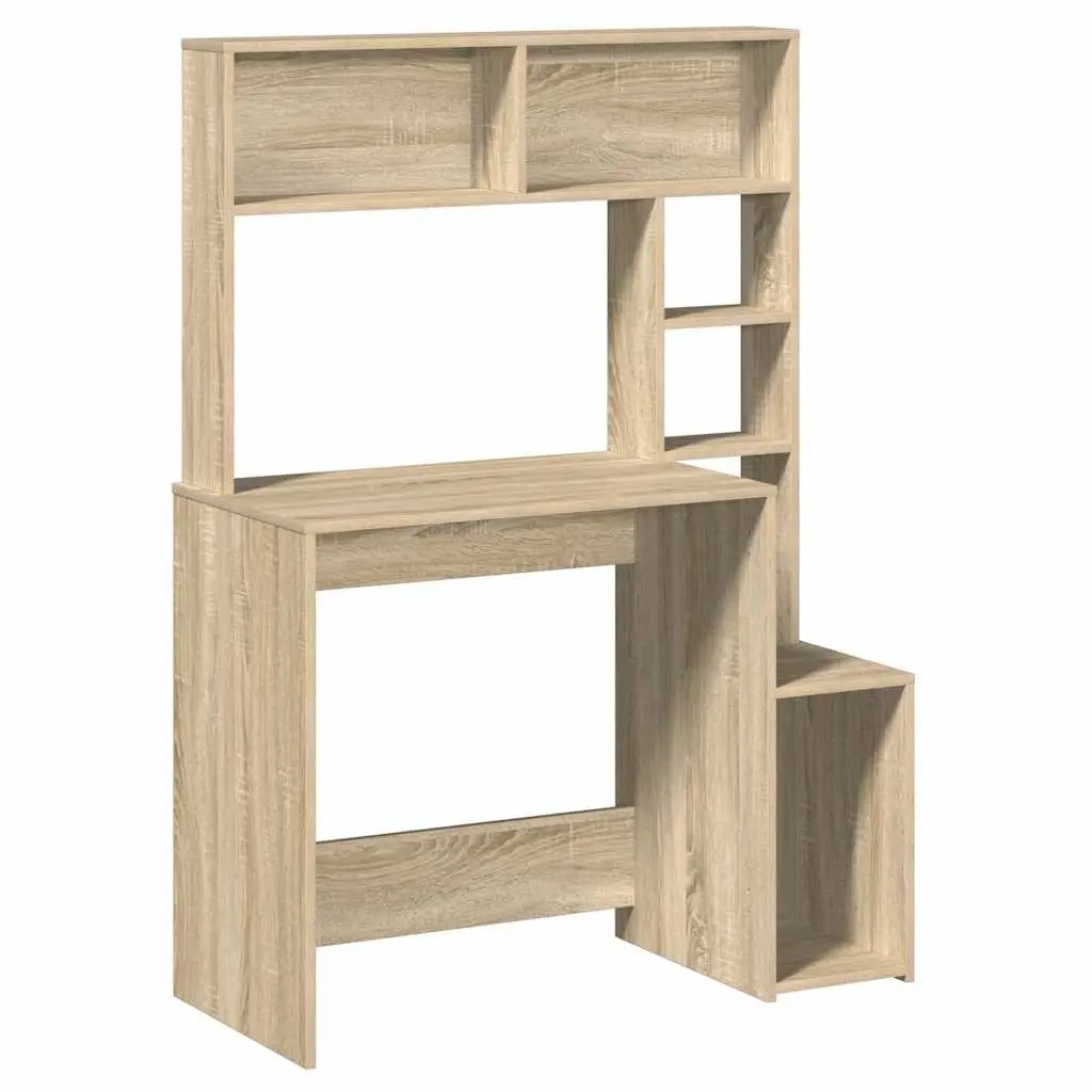 Desk Engineered Wood 100x45x140 cm Brown