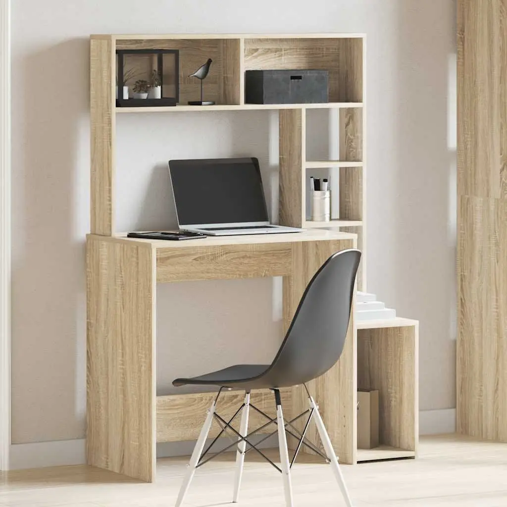 Desk Engineered Wood 100x45x140 cm Brown