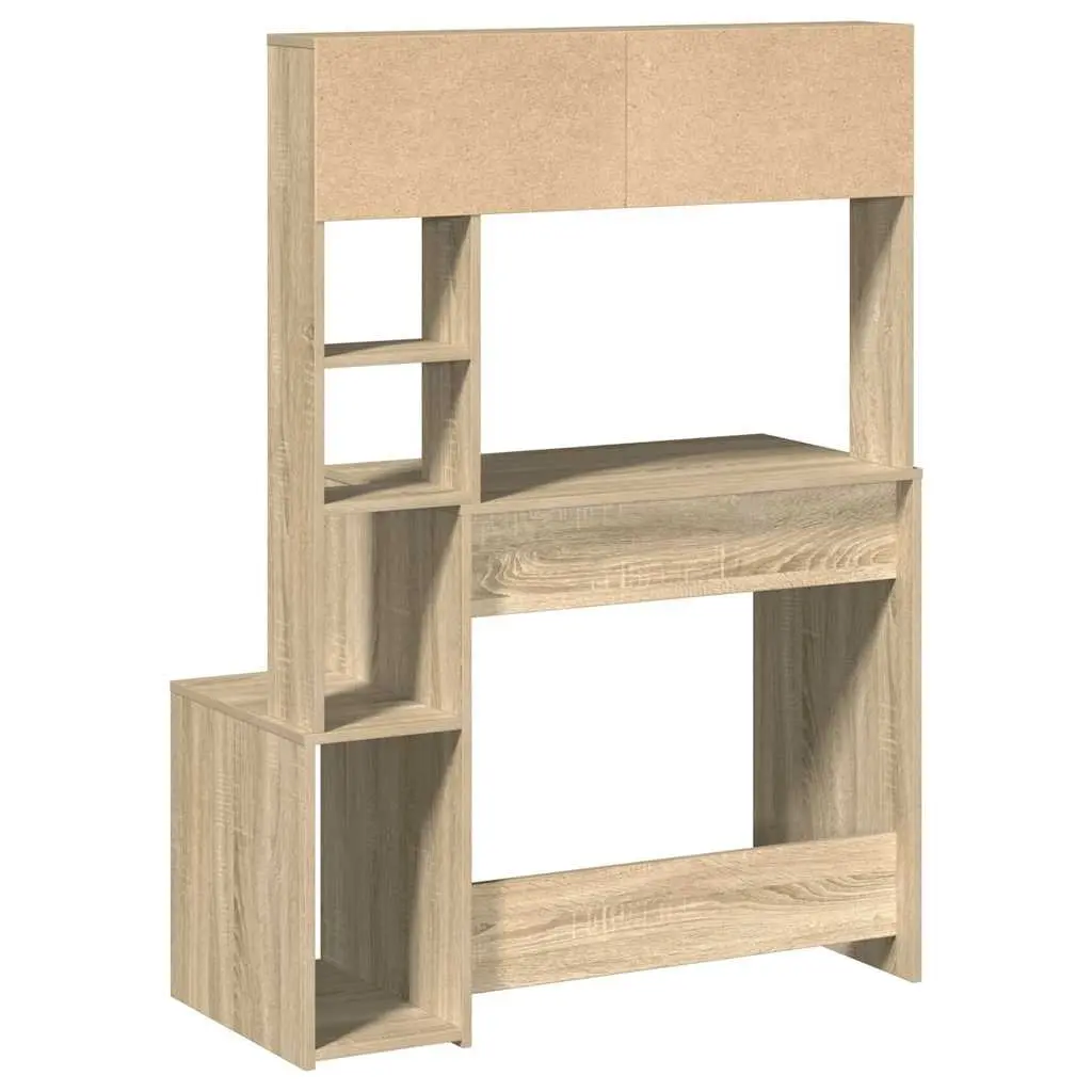 Desk Engineered Wood 100x45x140 cm Brown