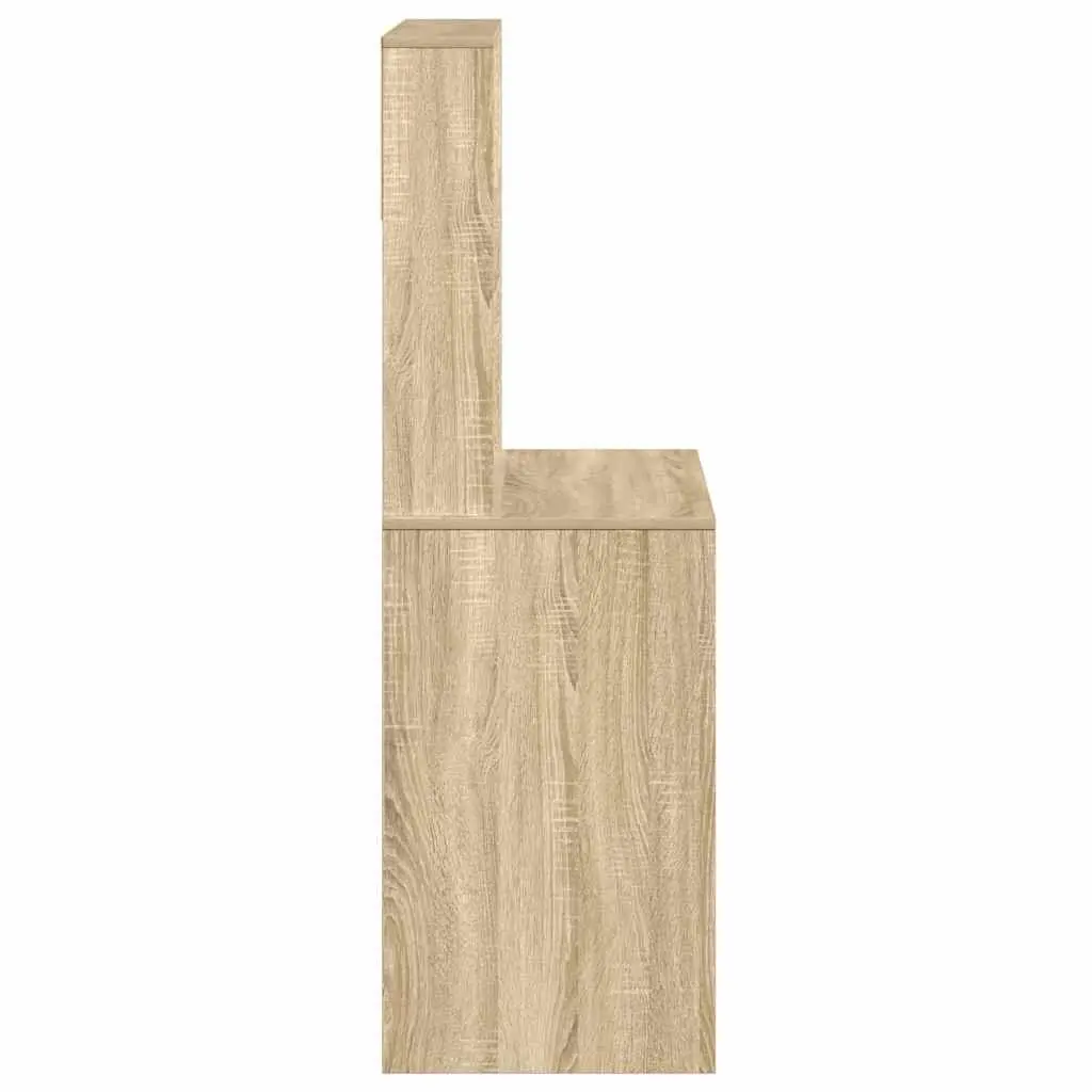 Desk Engineered Wood 100x45x140 cm Brown