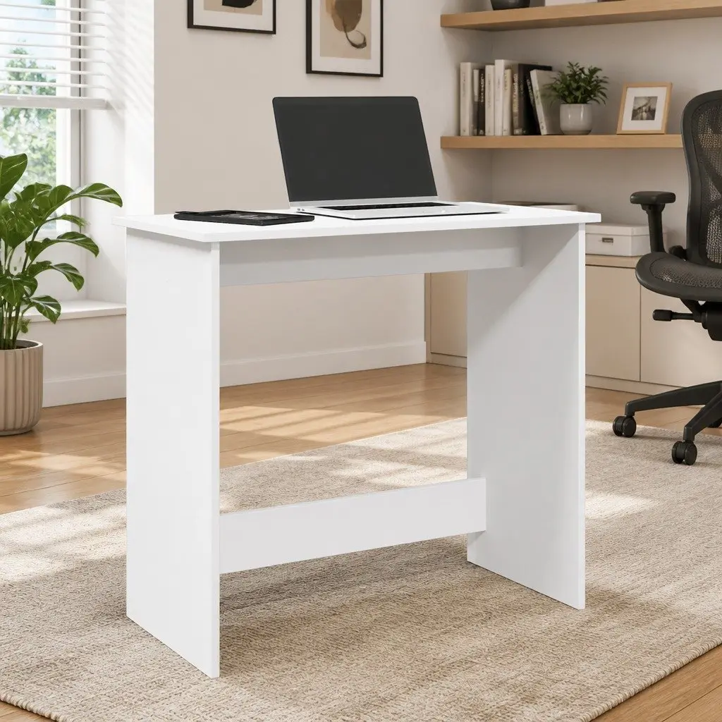 Writing Desk Engineered Wood 80x40x75 cm White
