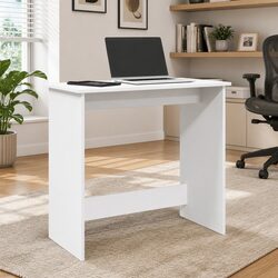 Stylish White Writing Desk 80x40x75 cm Engineered Wood
